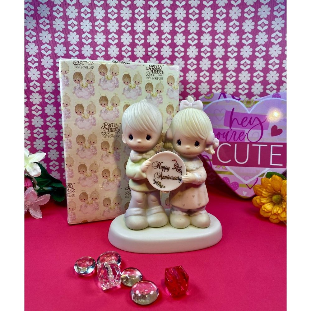 Precious Moments God Blessed our years Together with so much love and Happiness